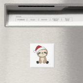 Slaapse kerstsneeuw Winterdieren Slannet Magneet (Insitu (Vaatwasser))