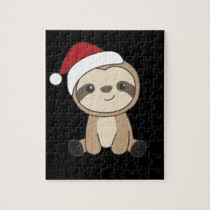 Slaapse kerstsneeuw Winterdieren Slots Jigzaag Legpuzzel