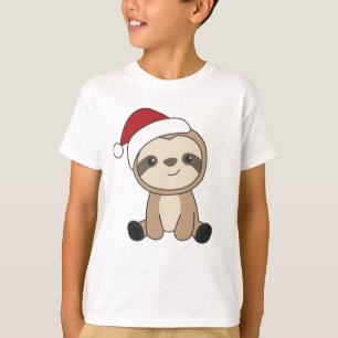 Slaapse kerstsneeuwwinterdieren Sleuven T-Shirt
