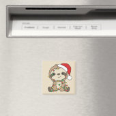 Slaapse kerstwinter magneet (Insitu (Vaatwasser))
