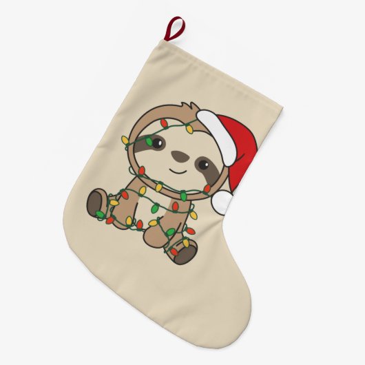 Slaapse kerstwinterdieren grote Christus Grote Kerstsok (Voorkant (Hangend))