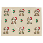 Slaapse kerstwinterdieren Grote Gift B Groot Cadeauzakje (Achterkant)