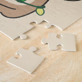 Slaapse kerstwinterdieren Sloths Jigzaag Puzzl Legpuzzel (Zijkant)