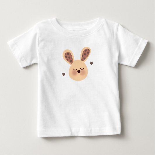 Slaapshirt met knuffelkonijn (Voorkant)