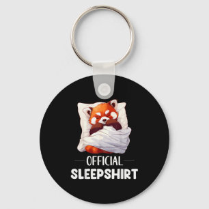Slaapshirt Slaapshirt Rode Panda Dierenliefhebbers Sleutelhanger