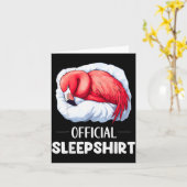 Slaapshirt Slaper Flamingo Dierenliefhebbers Pyjam Kaart (Gele Bloem)