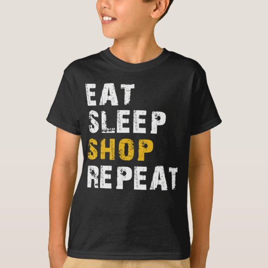 slaapshop herhalen t-shirt (Voorkant)