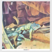 Slaapsiguaan Sticker (Vel)