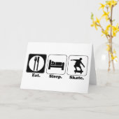 slaapskateboard kaart (Gele Bloem)