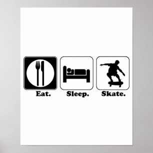 slaapskateboard poster