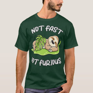 Slaapslaapstand niet snel, niet erg grappig t-shirt