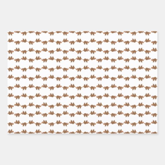 Slaapsleuf in een boomkaard met meerdere kleuren inpakpapier vel (Voorkant)