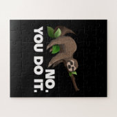 Slaapsleuf Nee, u doet het met een slanke laptop Legpuzzel (Horizontaal)