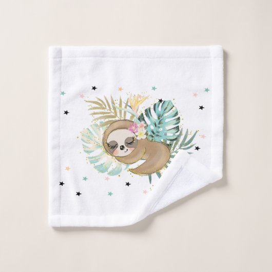 Slaapsleuf, sterren, prinses bad handdoek (Wasdoekje)