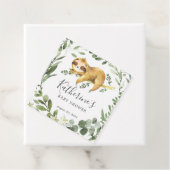 Slaapsleuf voor Baby shower-voordeur Bedankjes Labels (In situ)