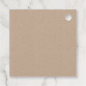 Slaapsleuf voor Baby shower-voordeur Bedankjes Labels (Achterkant)