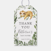 Slaapsleuf voor Baby shower-voordeur Cadeaulabel (Voorkant)