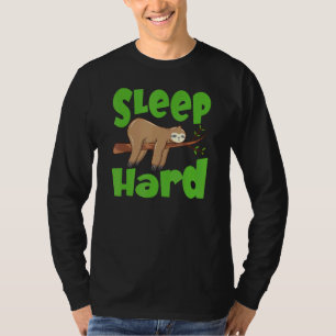 Slaapsleuf voor harde slaapstand t-shirt