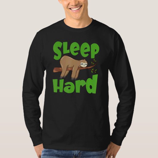 Slaapsleuf voor harde slaapstand t-shirt (Voorkant)