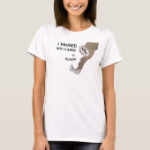 Slaapslord met gamecontroller T-shirt (Voorkant)
