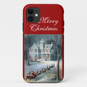 Slaapsneeuw voor de kerstkerstkerstkerstkerstkerst iPhone 11 hoesje