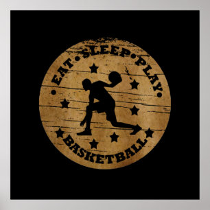 slaapspel basketbal poster