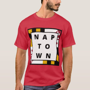 Slaapstad Annapolis Maryland Vlag T-shirt