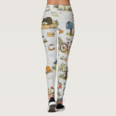 Slaapstad Leggings bij het ochtendgloren (Achterkant)