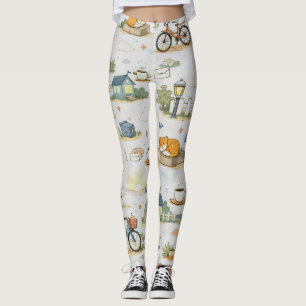 Slaapstad Leggings bij het ochtendgloren