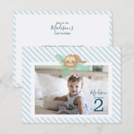 Slaapstand 2de verjaardag van de Baby Kaart