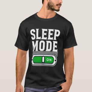 Slaapstand Aan Grappige Slaap Shirt Liefde Nappen