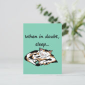 Slaapstand Briefkaart (Staand voorkant)