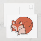 Slaapstand Briefkaart (Voorkant / Achterkant)