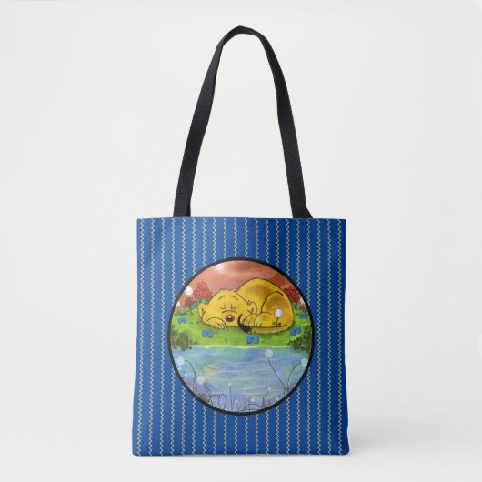Slaapstand door zonnebloemen tote bag (Voorkant)
