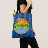 Slaapstand door zonnebloemen tote bag (Dichtbij)