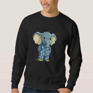 Slaapstand geactiveerd met deze knuffel olifant trui