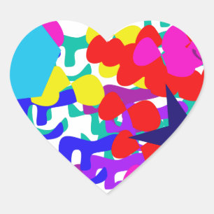 Slaapstand Hart Sticker