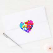 Slaapstand Hart Sticker (Envelop)