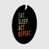 Slaapstand herhalen actrice-actrice-cadeau ornament (voorkant)