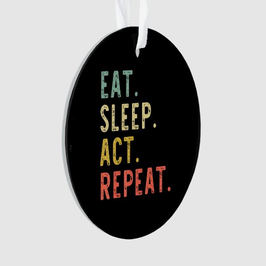Slaapstand herhalen actrice-actrice-cadeau ornament (voorkant)