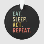 Slaapstand herhalen actrice-actrice-cadeau ornament (voorkant)