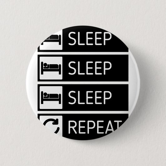 Slaapstand herhalen ronde button 5,7 cm (Voorkant)