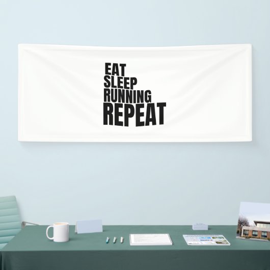 slaapstand herhalen spandoek (Beurs)