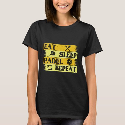 slaapstand herhalen t-shirt (Voorkant)