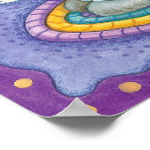 Slaapstand met kerstkat met muizen in voorraad poster (Hoek)