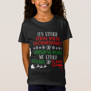 Slaapstand of kerstfilm met laag t-shirt