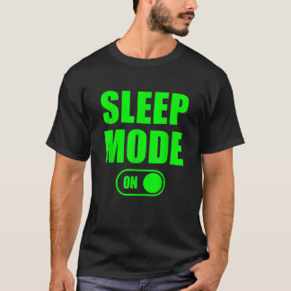Slaapstand op Shirt Grappige slaapstand aan
