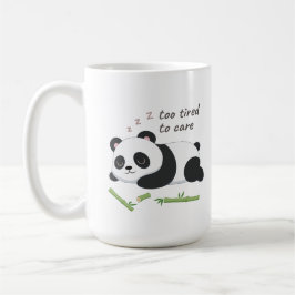 Slaapstand Panda – Knuffelige Lui Beer Kunst Koffiemok