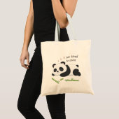 Slaapstand Panda – Knuffelige Lui Beer Kunst Tote Bag (Voorkant (product))