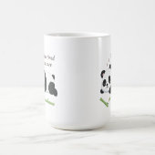 Slaapstand Panda – Schattigee luie Beer kunst Koffiemok (Center)